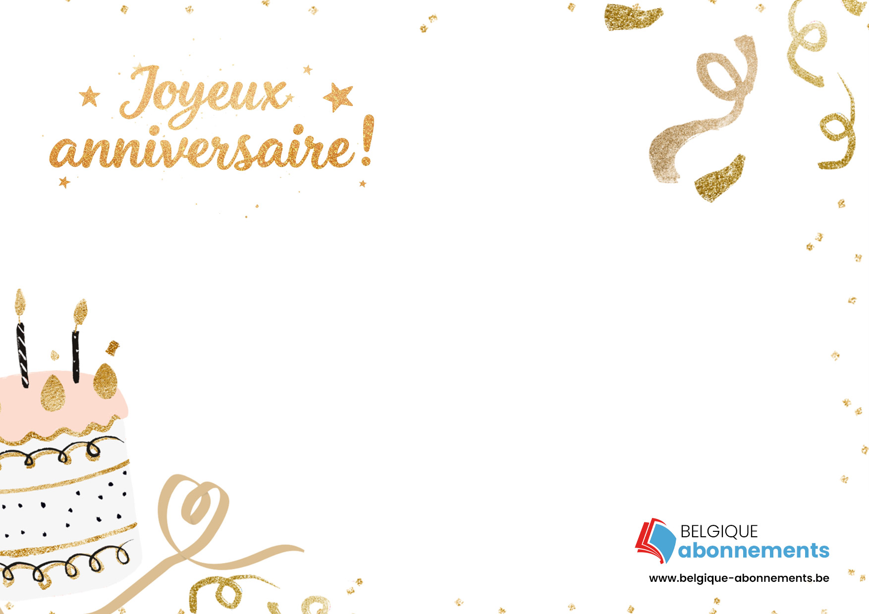 Carte anniversaire